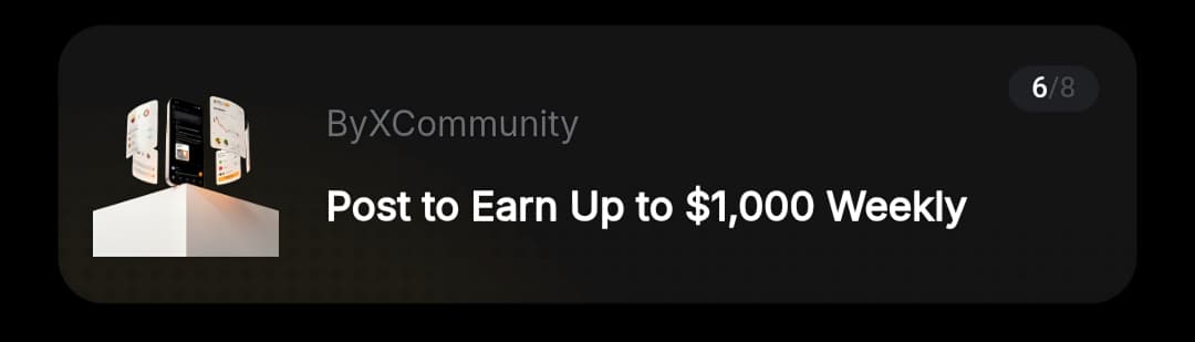 ByXCommunity — Post to Earn Up to $1,000 Weekly